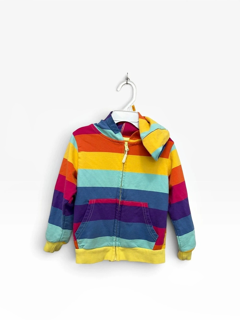 Kids Color Block Hooded Jacket